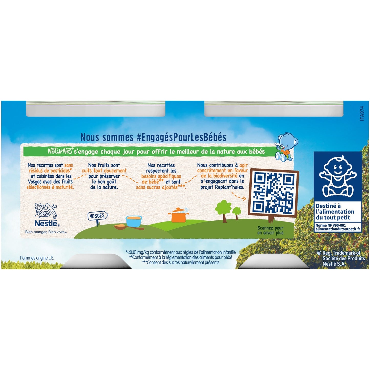 Babykompott ab 4 Monaten, NESTLE Äpfel