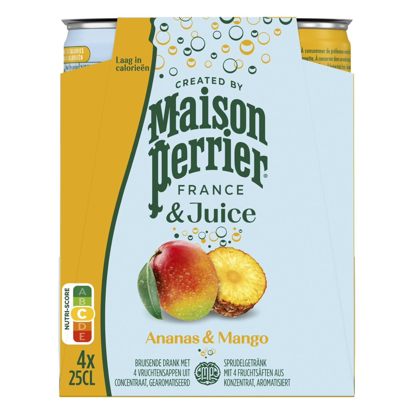 PERRIER HOUSE Sprudelwasser mit Ananas-Mango-Geschmack