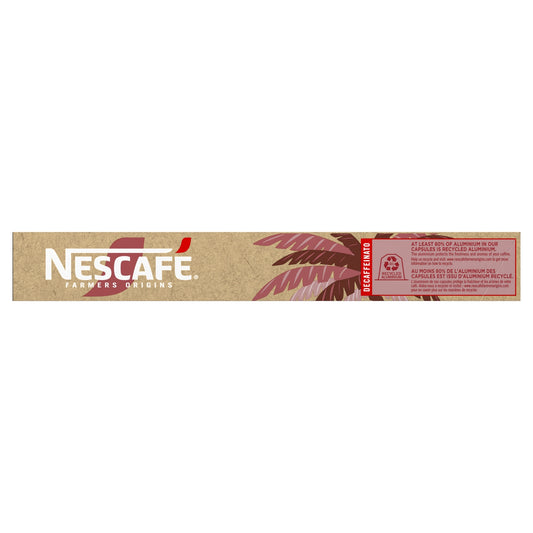 Café Capsules Espresso Décaféiné Intensité 6 Colombia Compatible Nespresso NESCAFE FARMERS ORIGINS