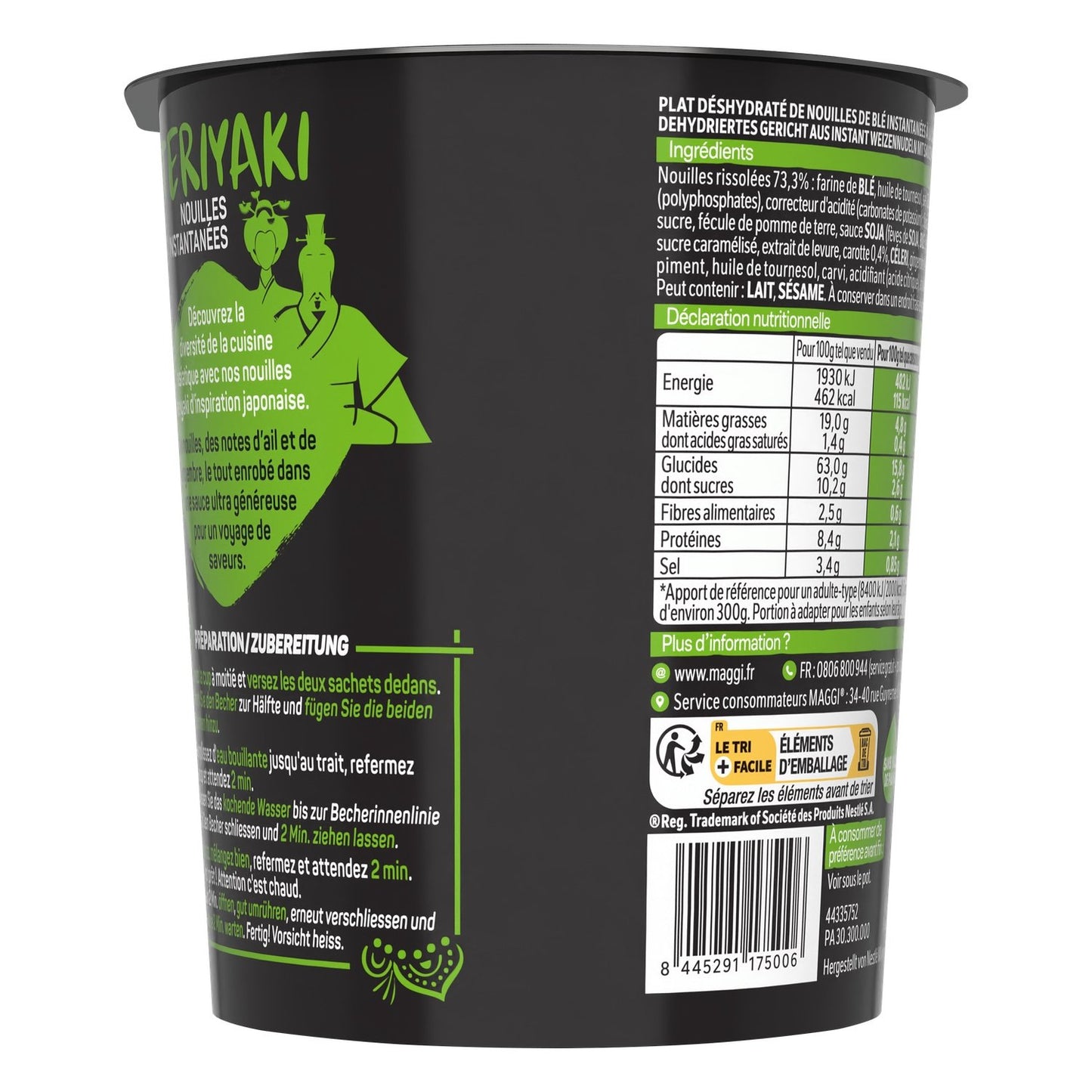 Nouilles Asiatiques Poulet Teriyaki MAGGI