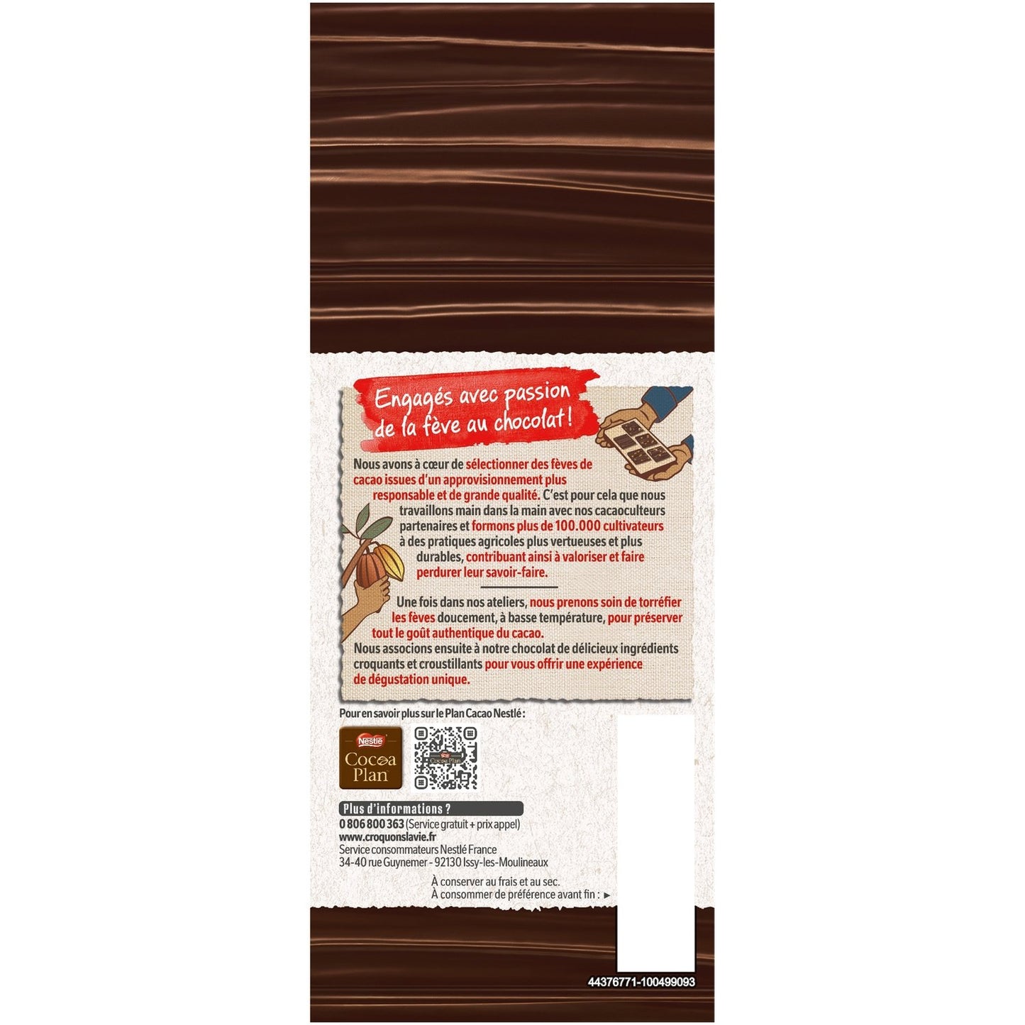 Carrés Chocolats Noir 70% NESTLE