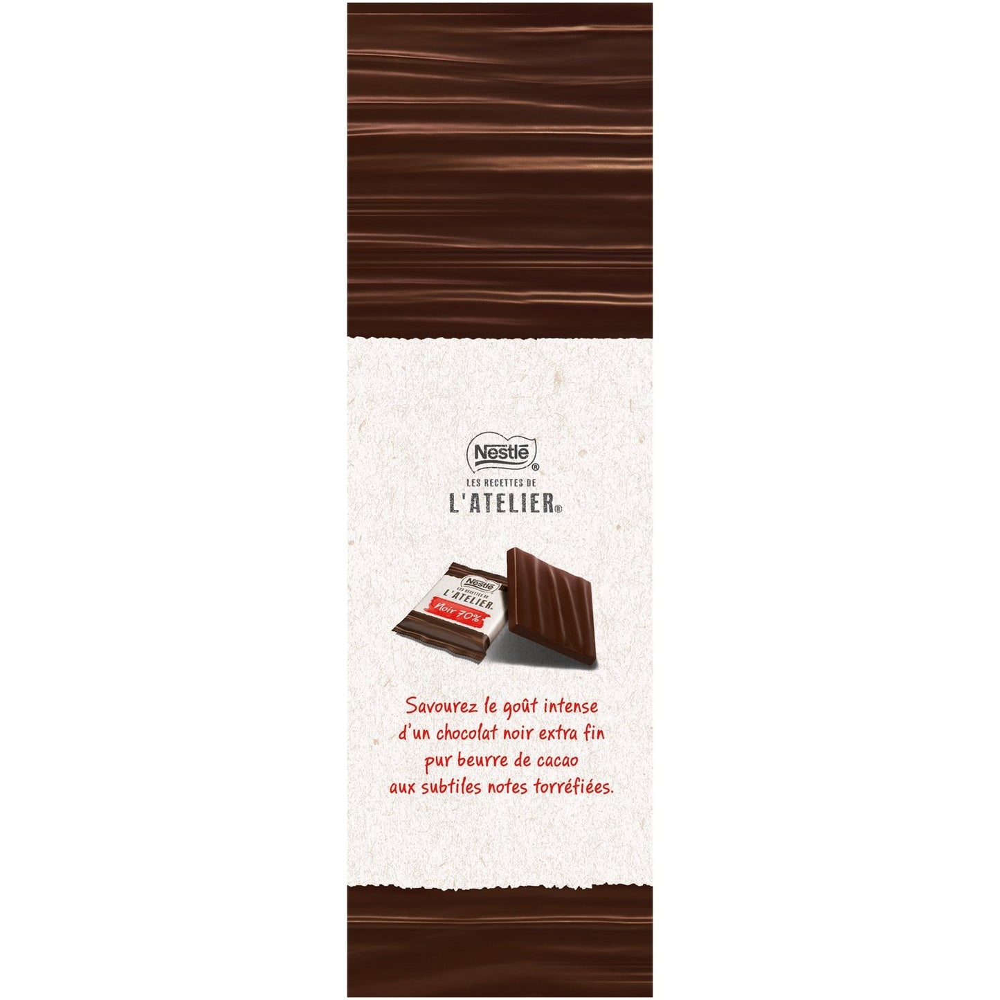 Carrés Chocolats Noir 70% NESTLE