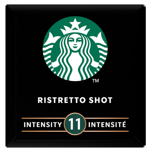 Café Capsules Espresso Ristretto Shot Intensité 11 Compatible Nespresso STARBUCKS