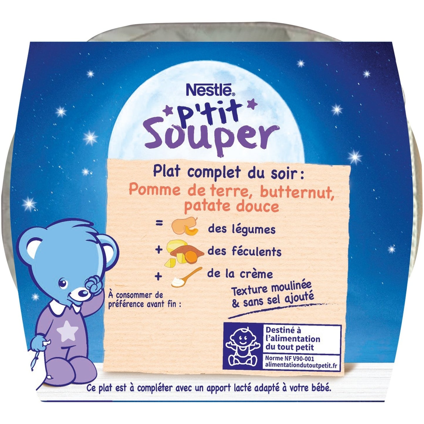 NESTLE Baby Dish Kartoffeln, Butternuss, Süßkartoffel