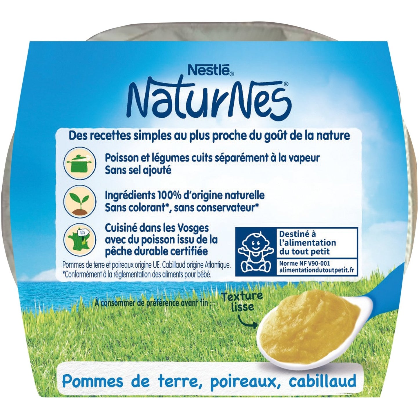 NESTLE Baby Dish Kartoffeln, Lauch, Kabeljau