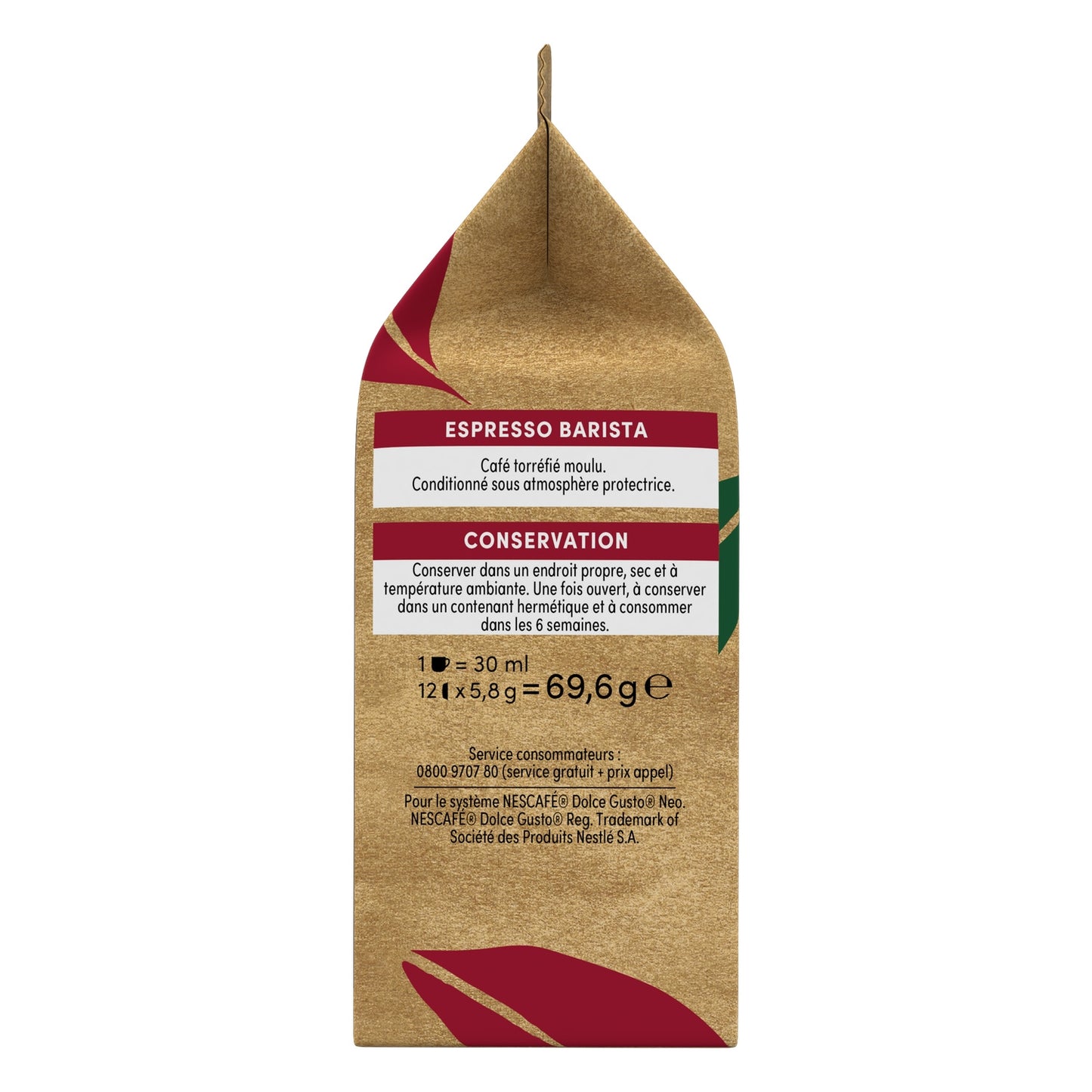 Café Capsules Expresso Barista Intensité 9 Compatible Dolce Gusto Neo NESCAFE DOLCE GUSTO NEO