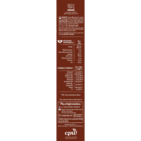 Céréales Chocapic Protéin NESTLE