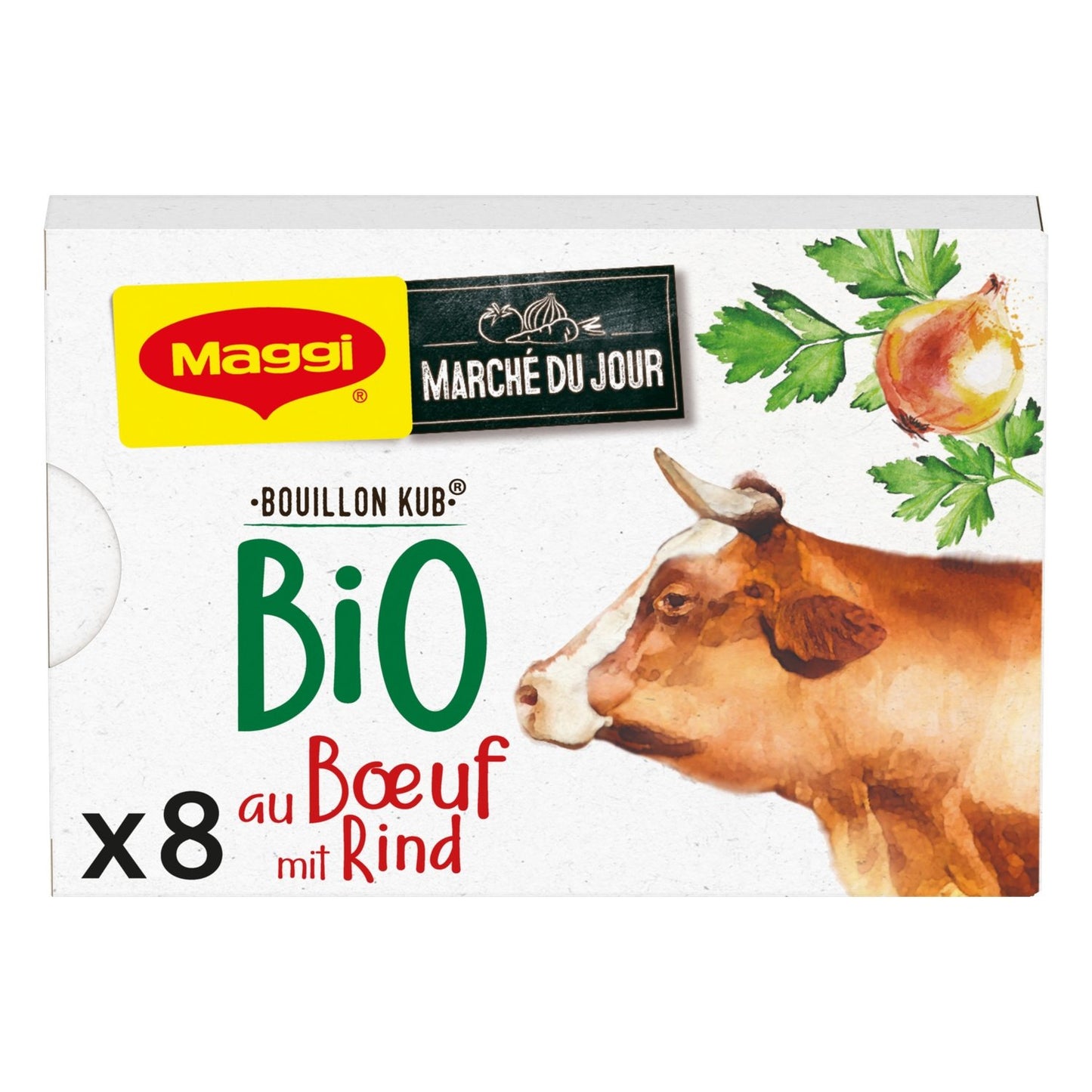 Bouillon de Bœuf Bio MAGGI KUB les 8 cubes de 10g