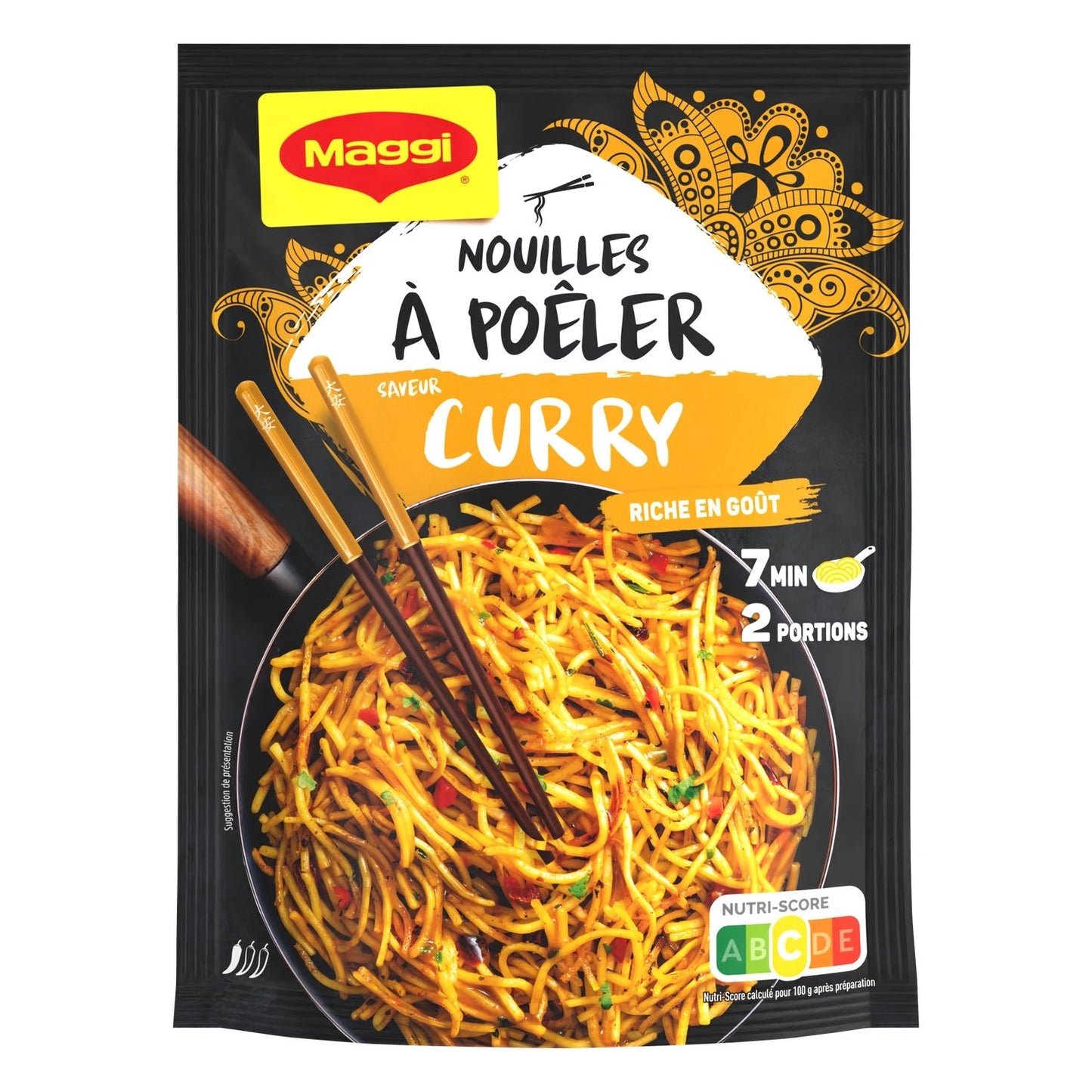 Nouilles à Poêler Saveur Curry MAGGI la boite de 118g