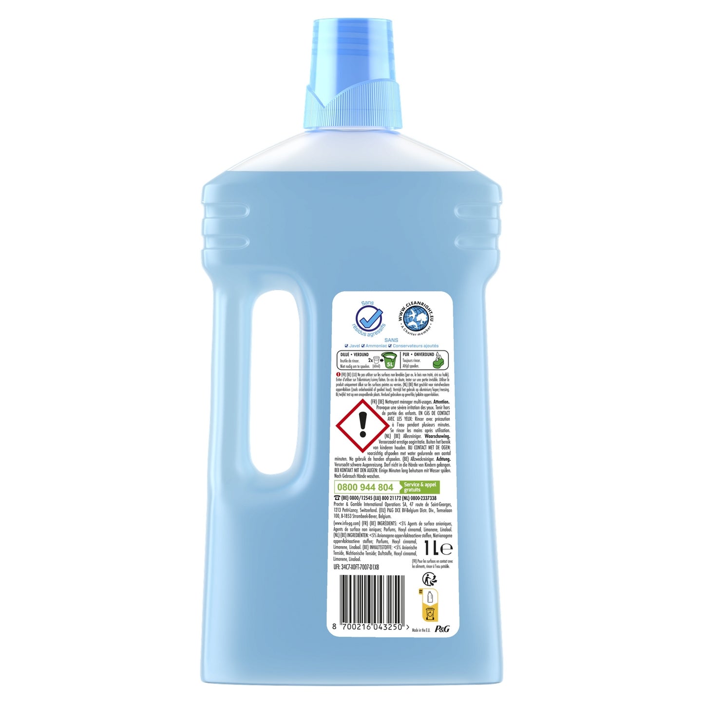 MR PROPRE Multi-Purpose Household Cleaner with Bicarbonate Eucalyptus