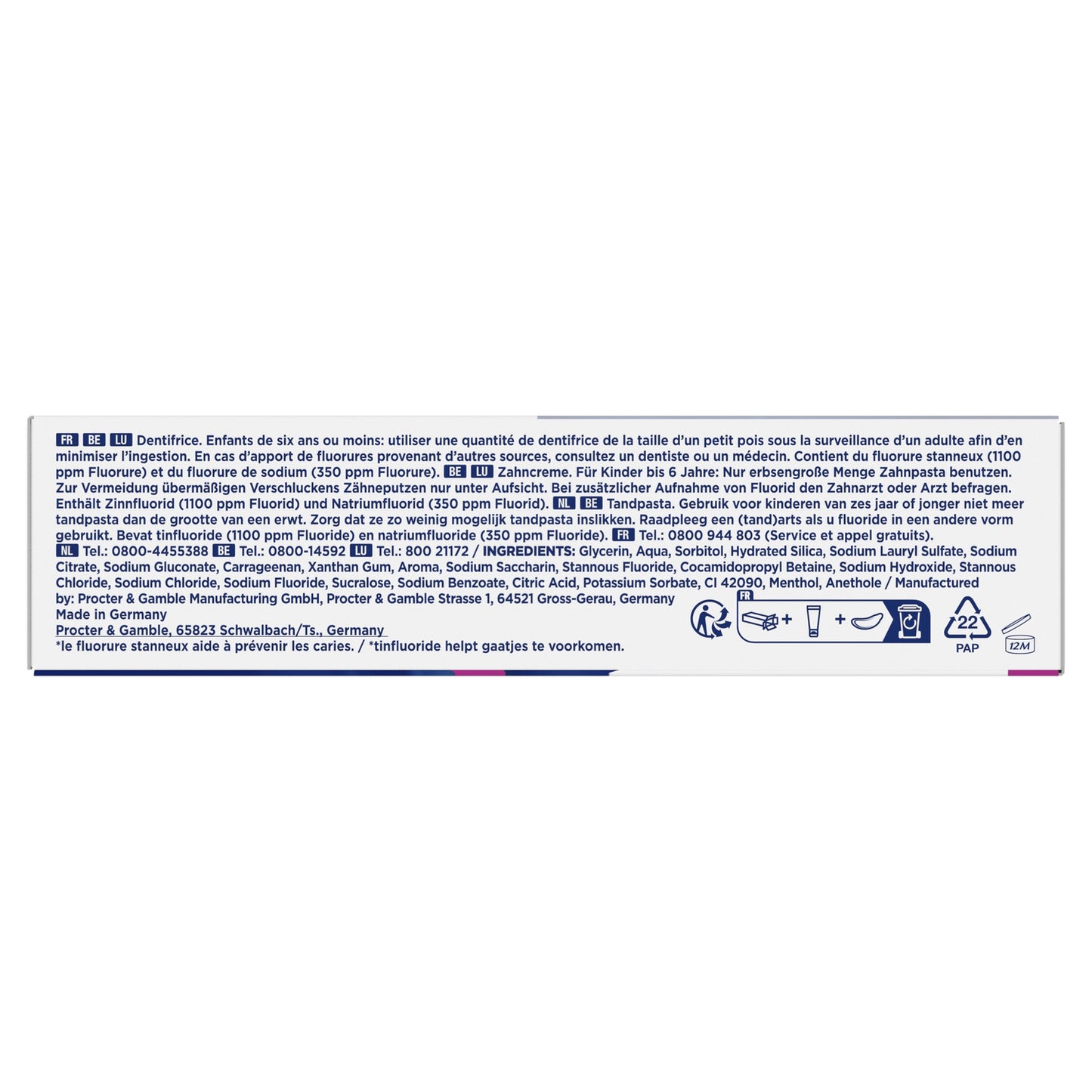 Dentifrice Enfant 6-12 Ans Anti-caries Doux ORAL-B