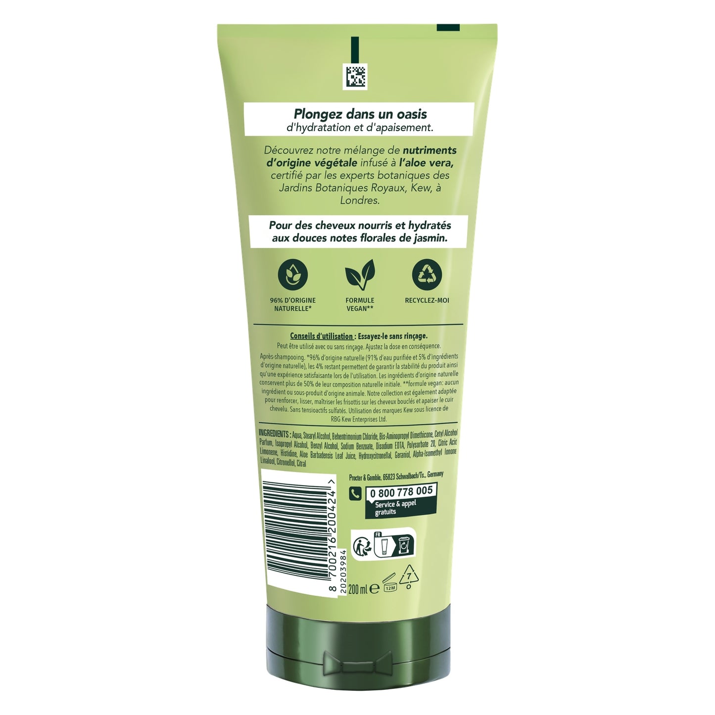 HERBAL ESSENCES Feuchtigkeitsspendende Spülung für trockenes Haar mit Aloe Vera und Jasmin, sulfatfrei