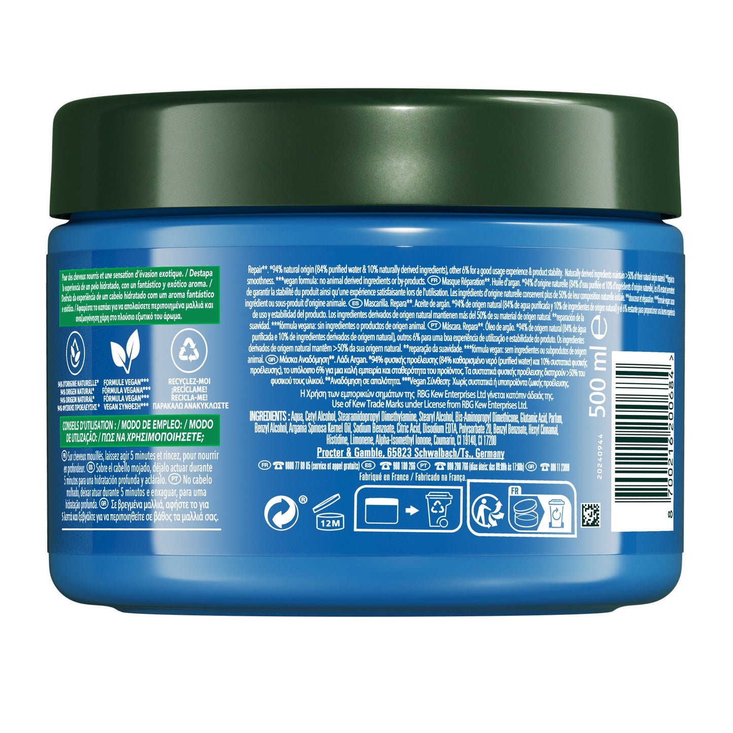 Masque Réparation A l'Huile d'Argan HERBAL ESSENCES