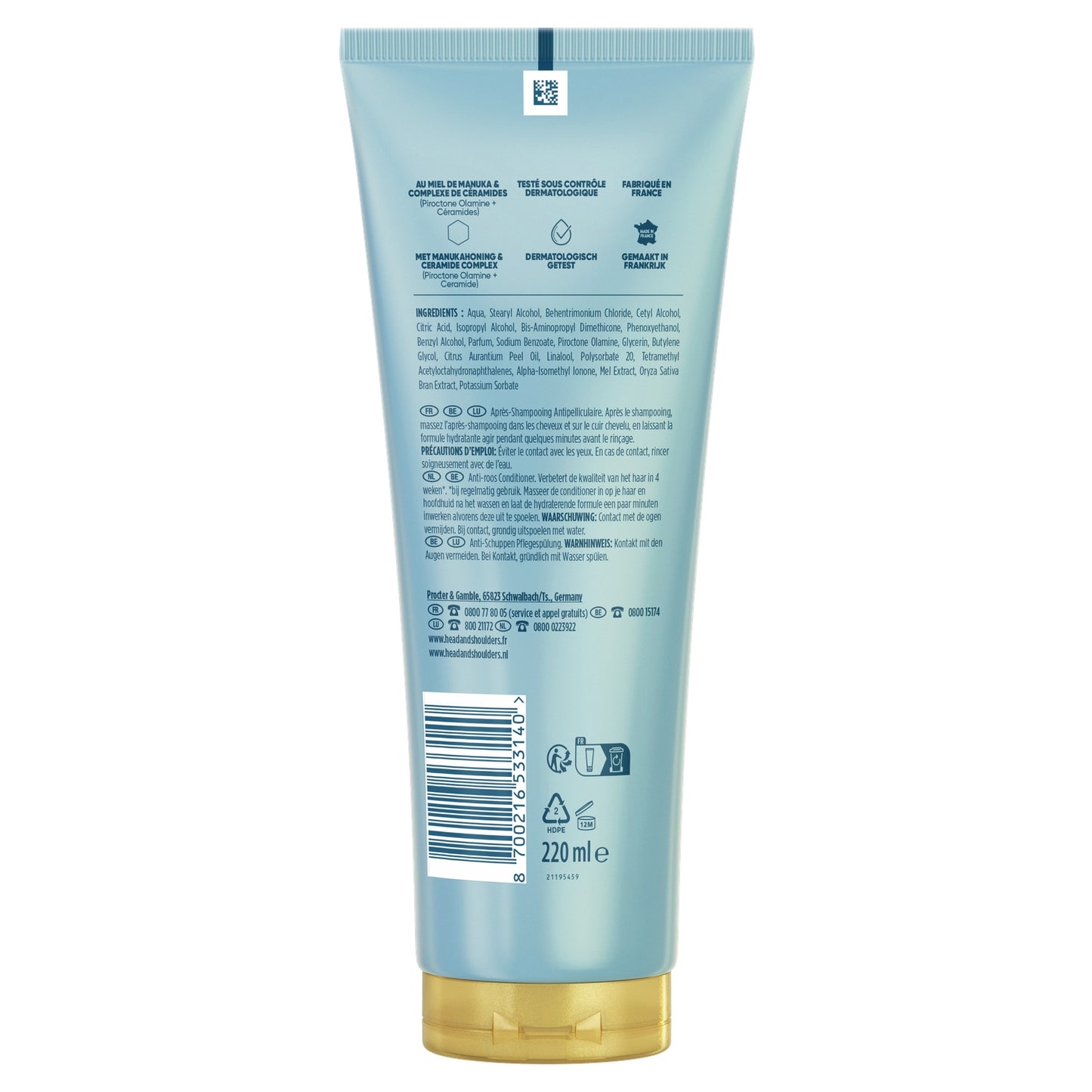 Soin cheveux Cuir Chevelu Sensible Au Miel De Manuka Antipelliculaire DermaXPro HEAD & SHOULDERS