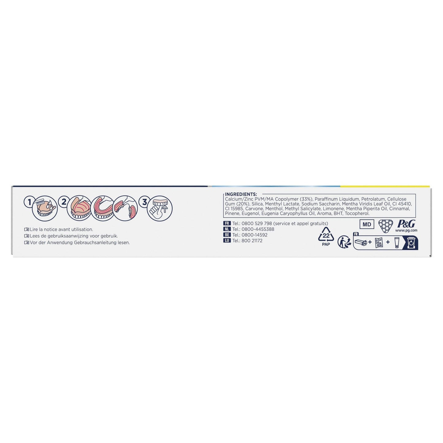 FIXODENT Fresh Aroma Haftcreme für Voll- und Teilprothesen