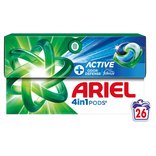 Lessive Capsules Protection Active Contre les Odeurs 4in1 ARIEL