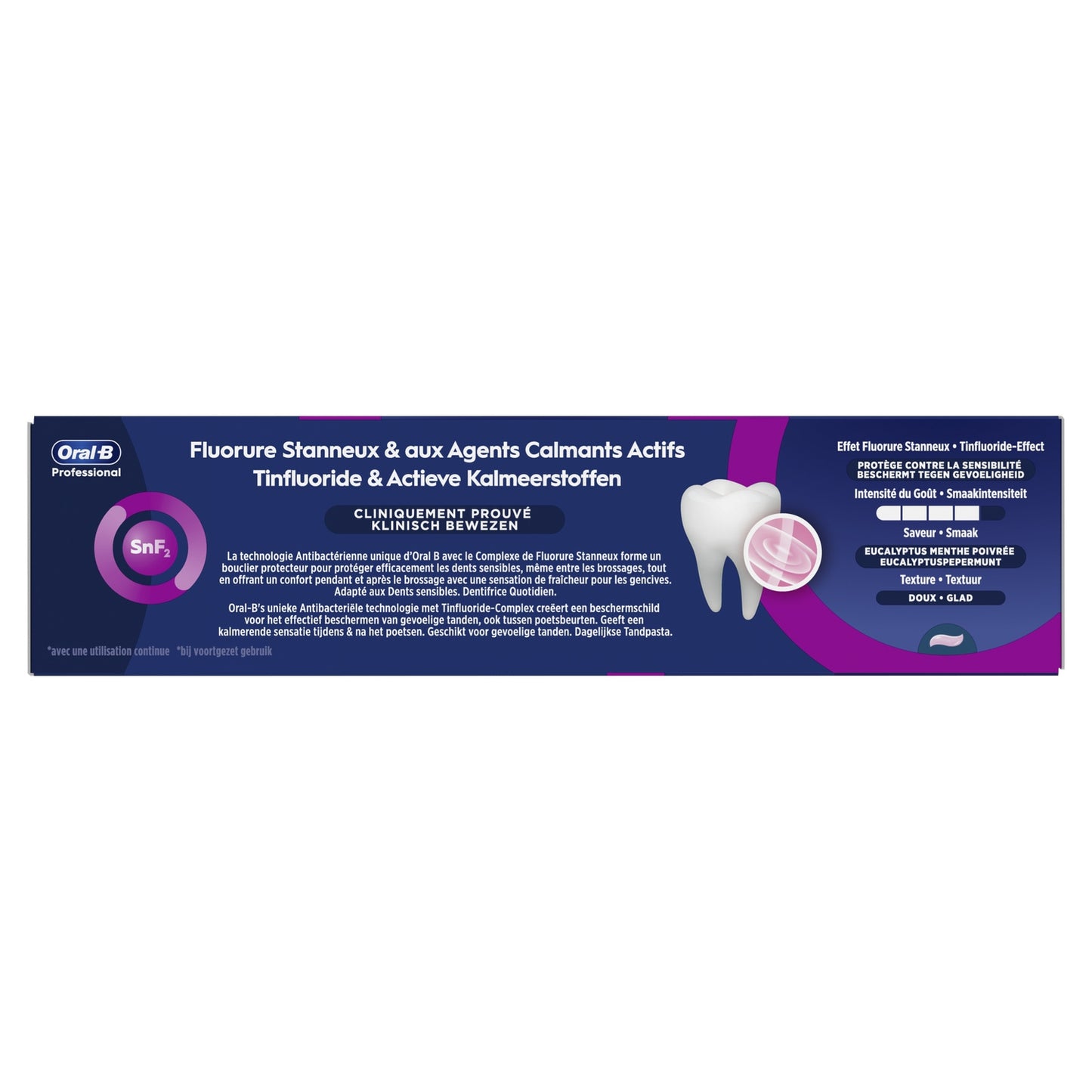 Dentifrice Professional Protection Sensibilité ORAL-B