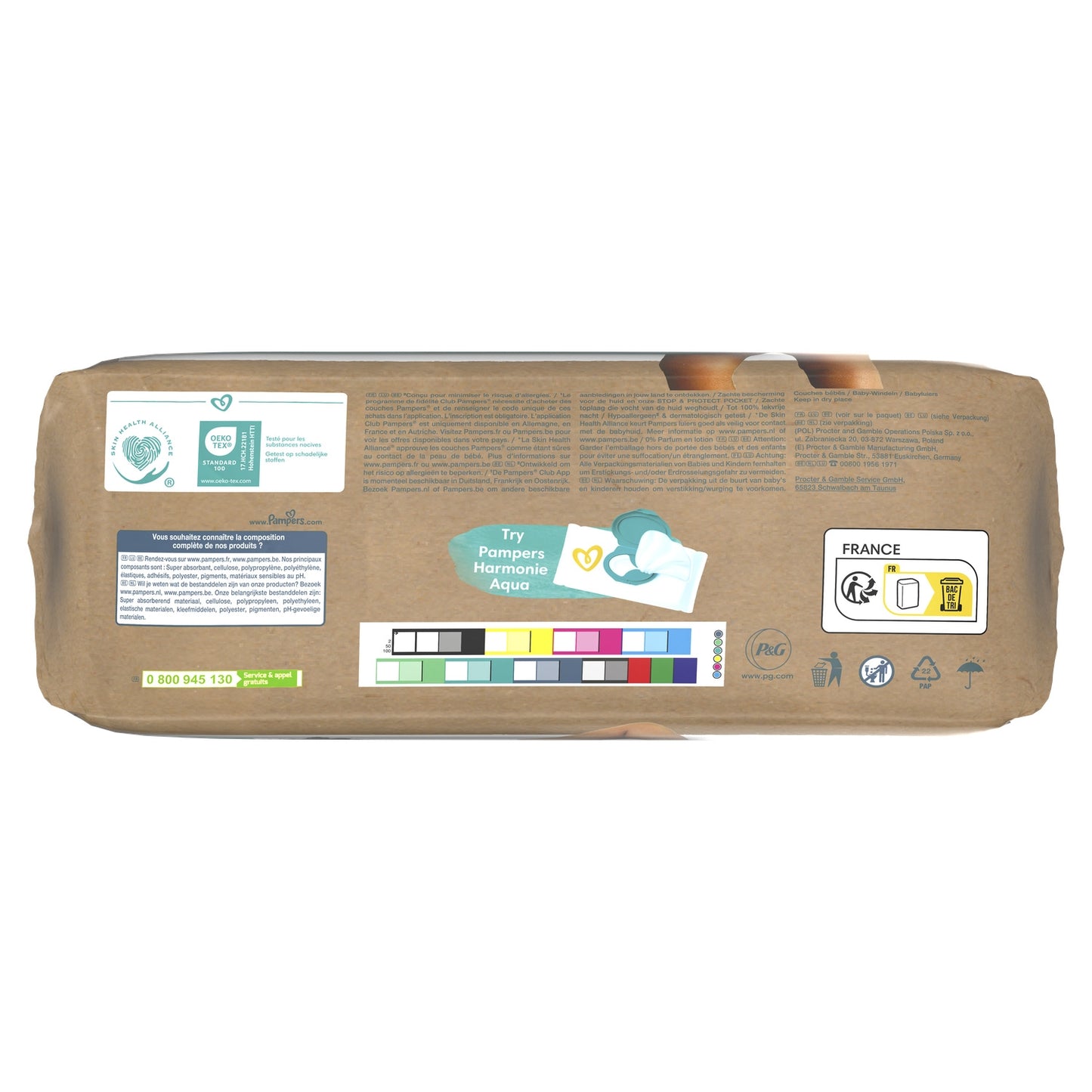 Couches Bébés Harmonie 11-16kg Taille 5 PAMPERS