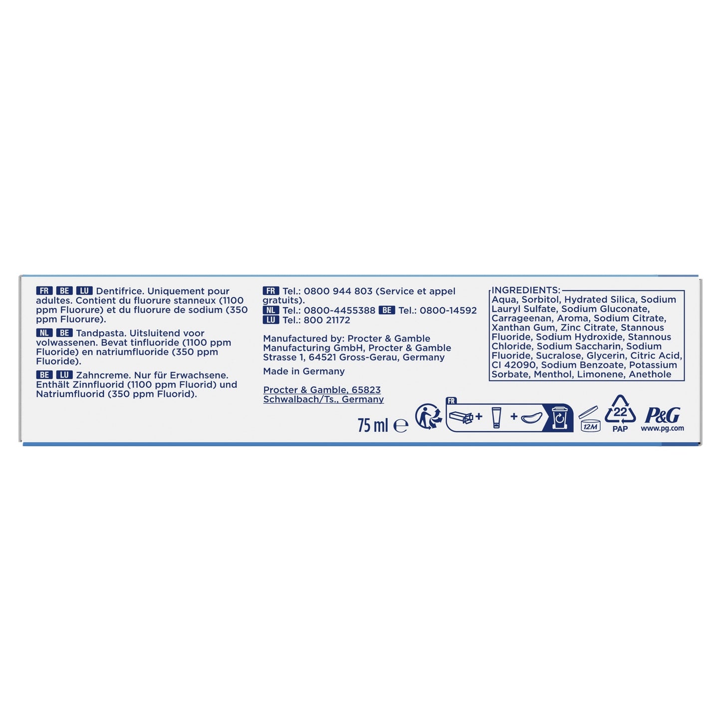 Dentifrice Pro-Expert Calm Sensation ORAL-B
