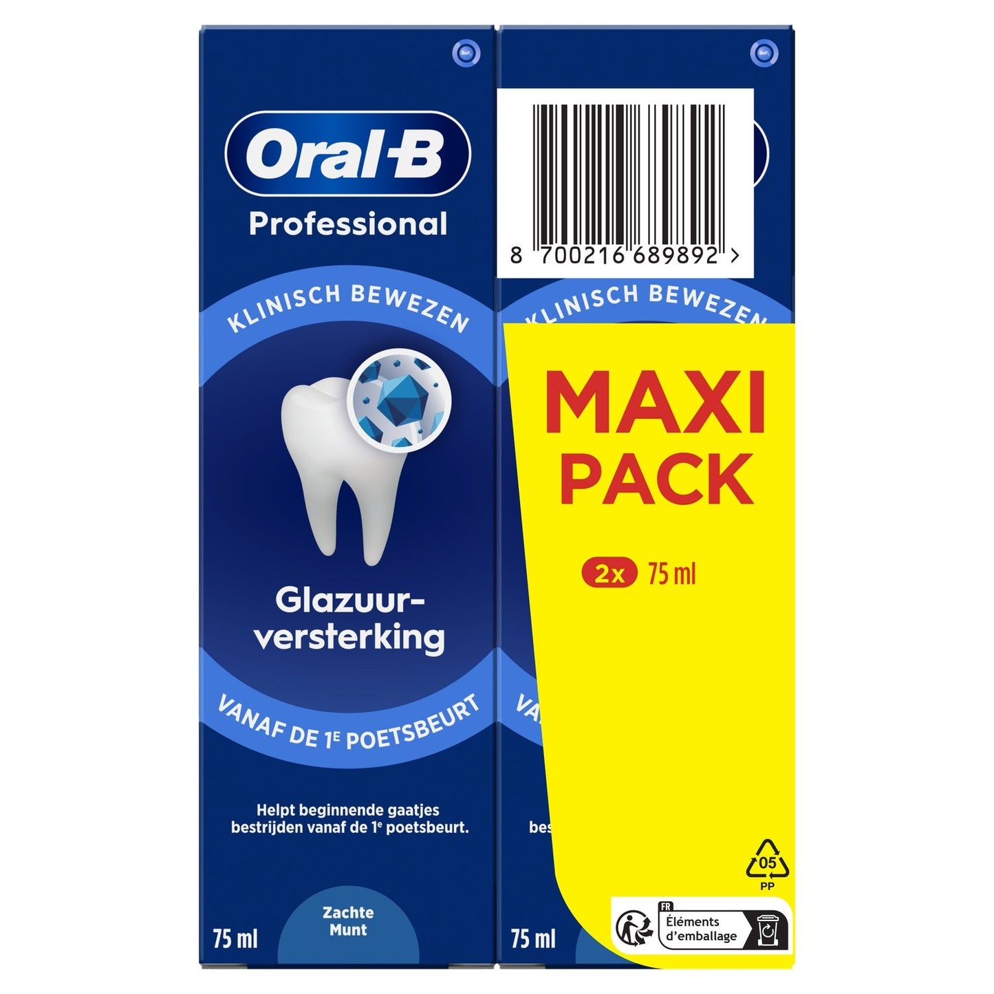 Dentifrice Professional Email Renforcé ORAL-B