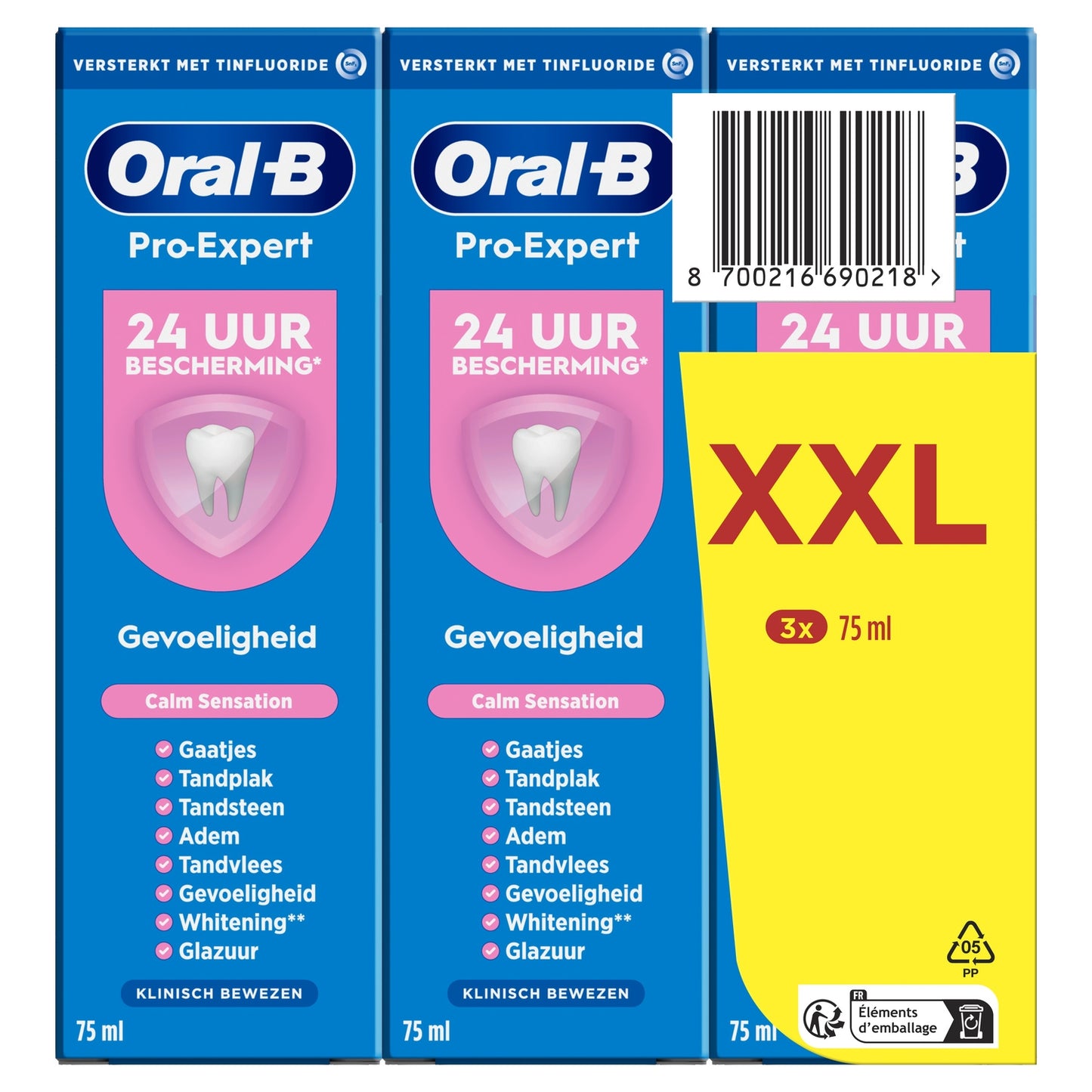 Dentifrice Pro-Expert Dents Sensibles Calm ORAL-B