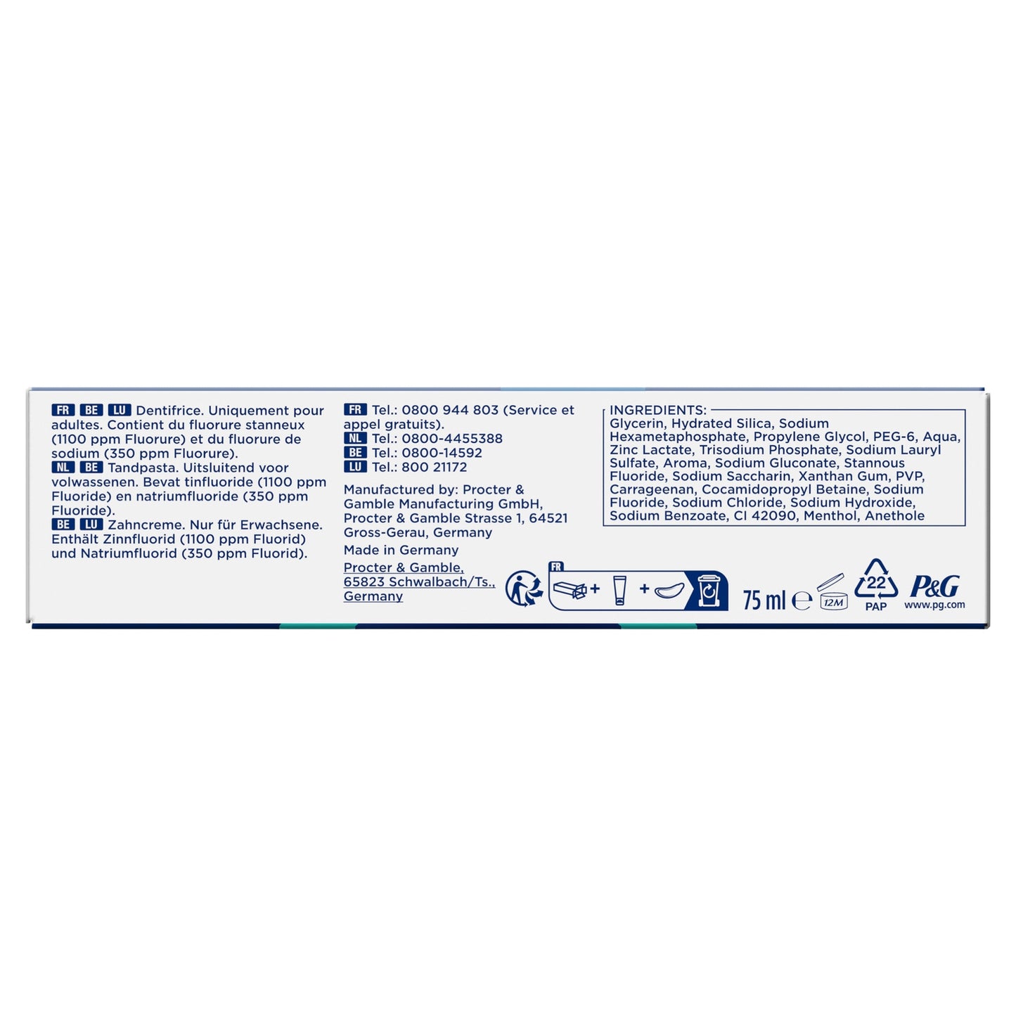 ORAL-B Professional Tartar Prevention Toothpaste
