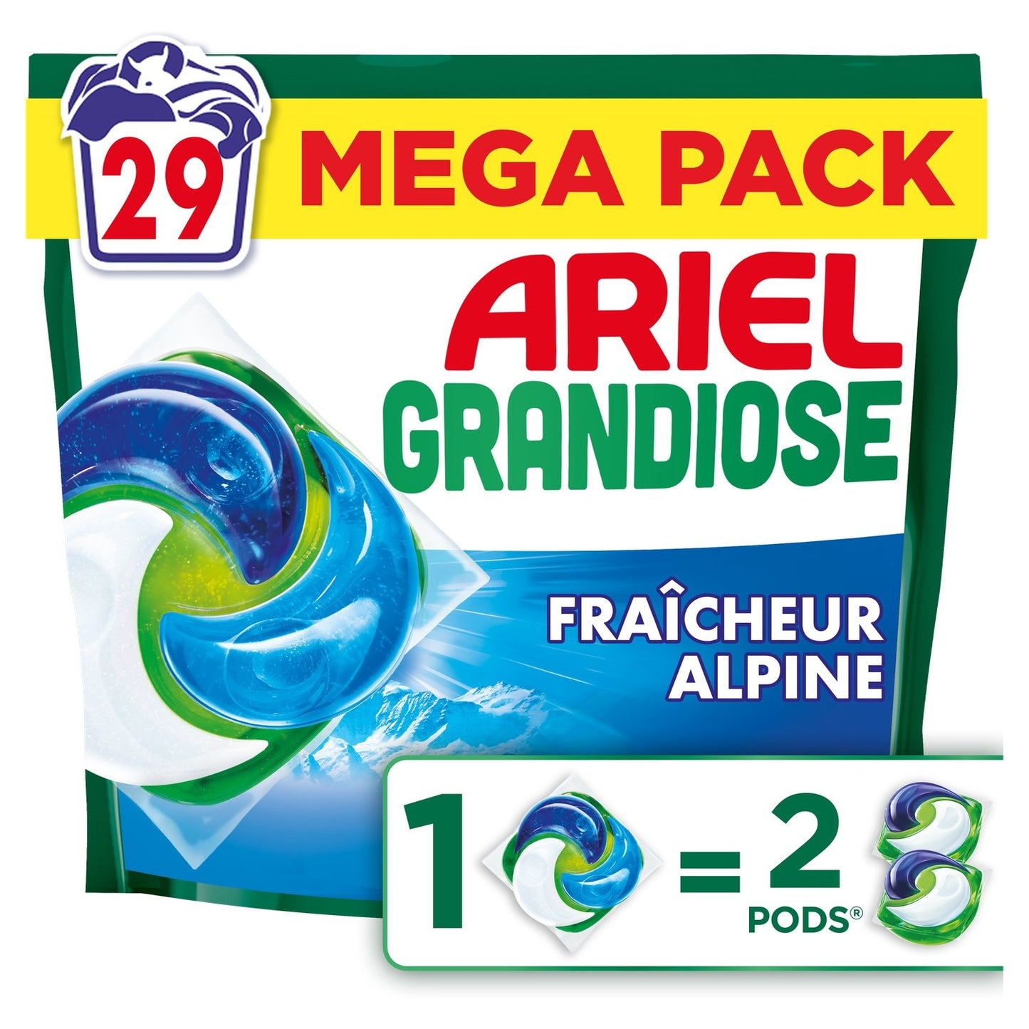 ARIEL Grandiose Alpine Freshness Capsule Laundry Detergent