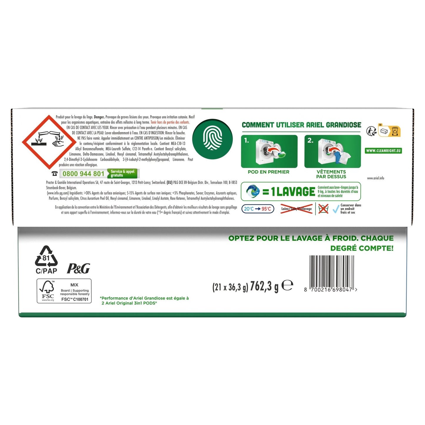 ARIEL Alpine Freshness Capsule Laundry Detergent