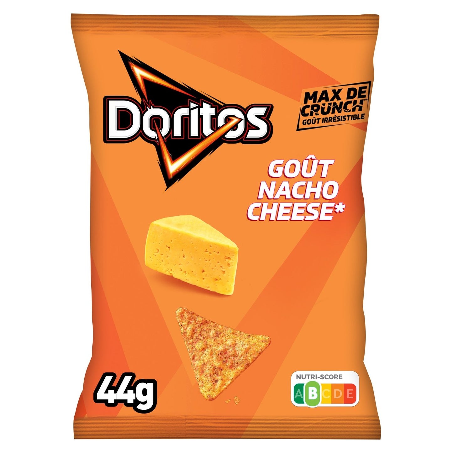 Chips Tortilla Goût Nacho Cheese Fromage DORITOS le sachet de 44g