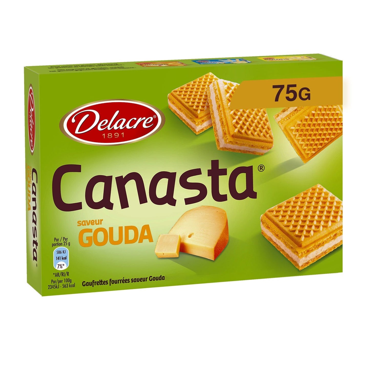 Biscuits Fourrés Gouda DELACRE CANASTA