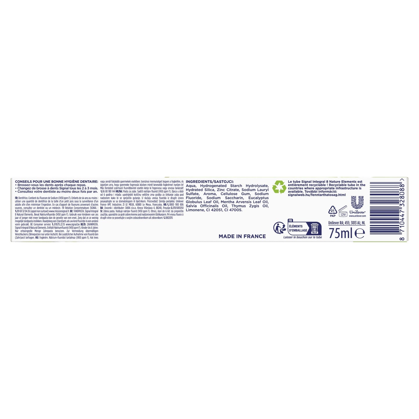 Dentifrice Integral 8 Nature Elements Herbal SIGNAL