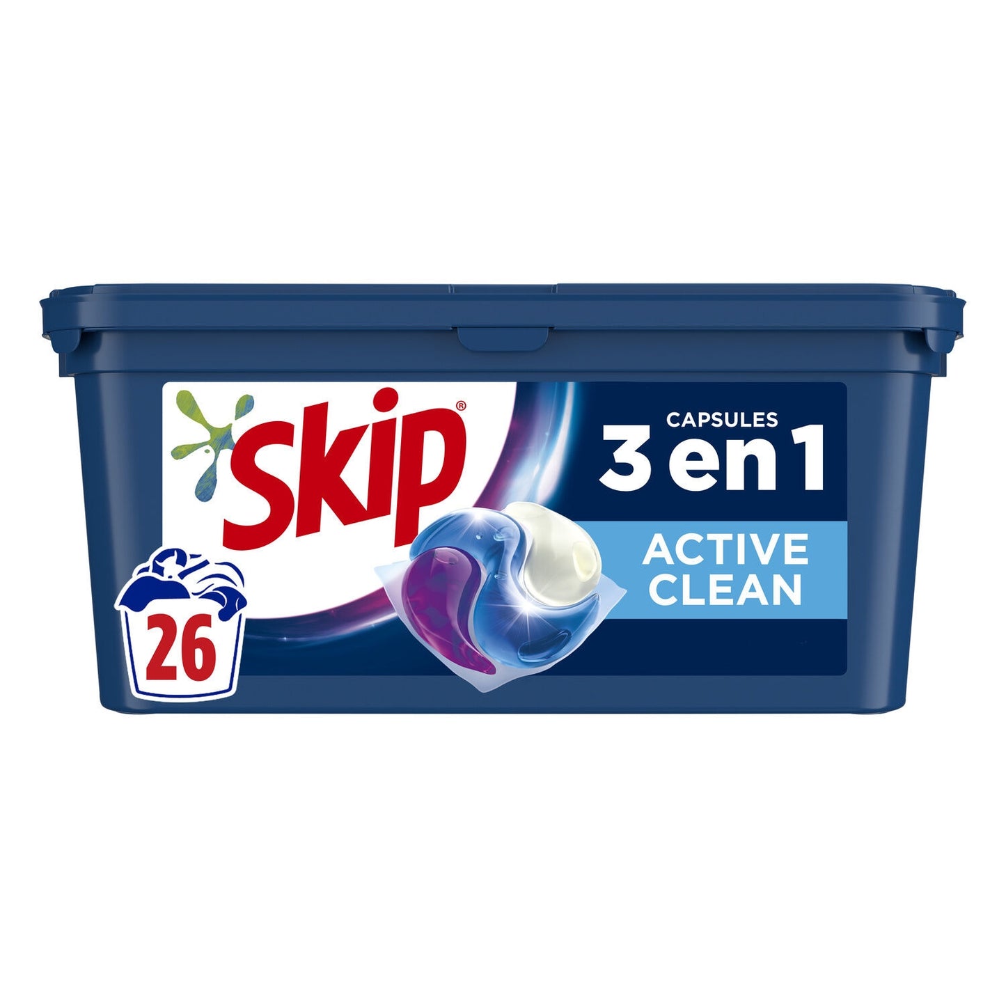 SKIP Ultimate Active Clean 3in1 Capsule Laundry Detergent
