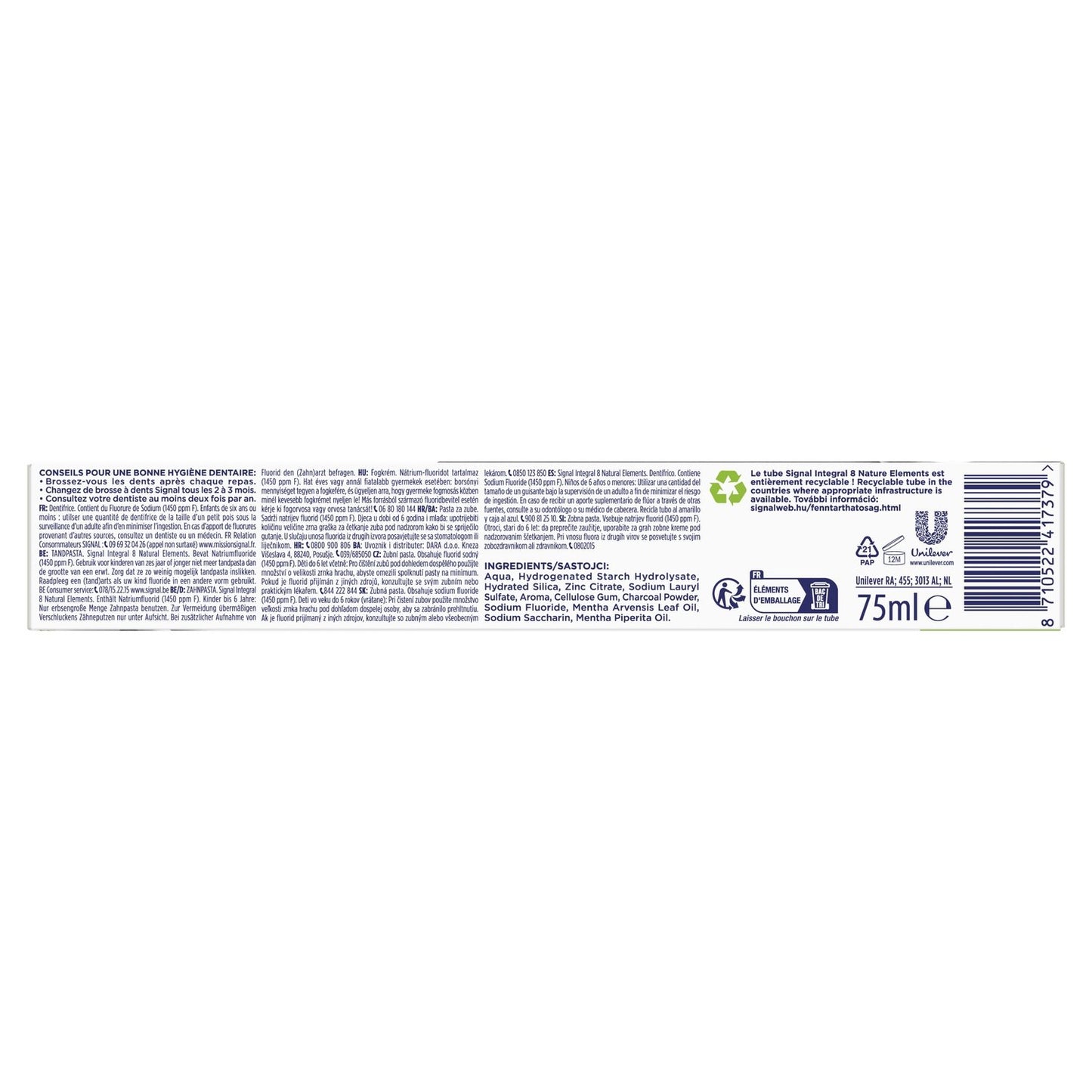 Integral 8 Nature Elements Aktivkohle Zahnpasta SIGNAL