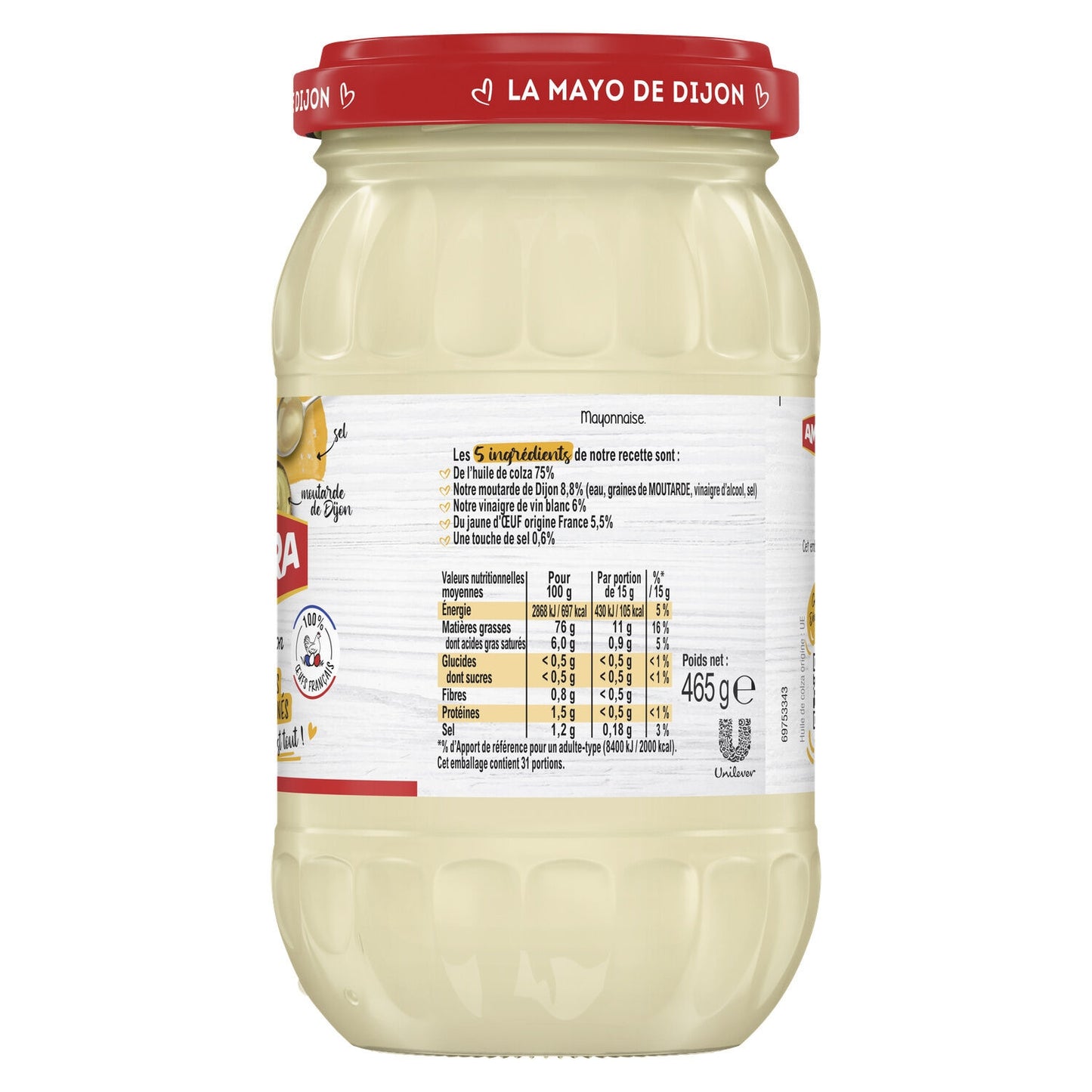 AMORA 5-Ingredient Dijon Mayonnaise