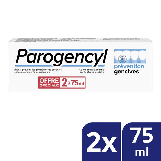 Dentifrice Gencives Saines Action Anti-Plaque Anti-Inflammatoire et Anti-Bactérienne PAROGENCYL