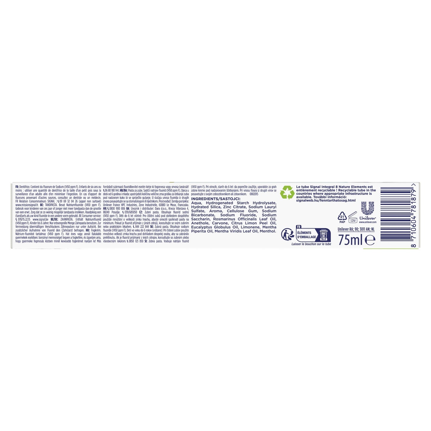 Nature Elements Integral Bicarbonat Zahnpasta 8 SIGNAL