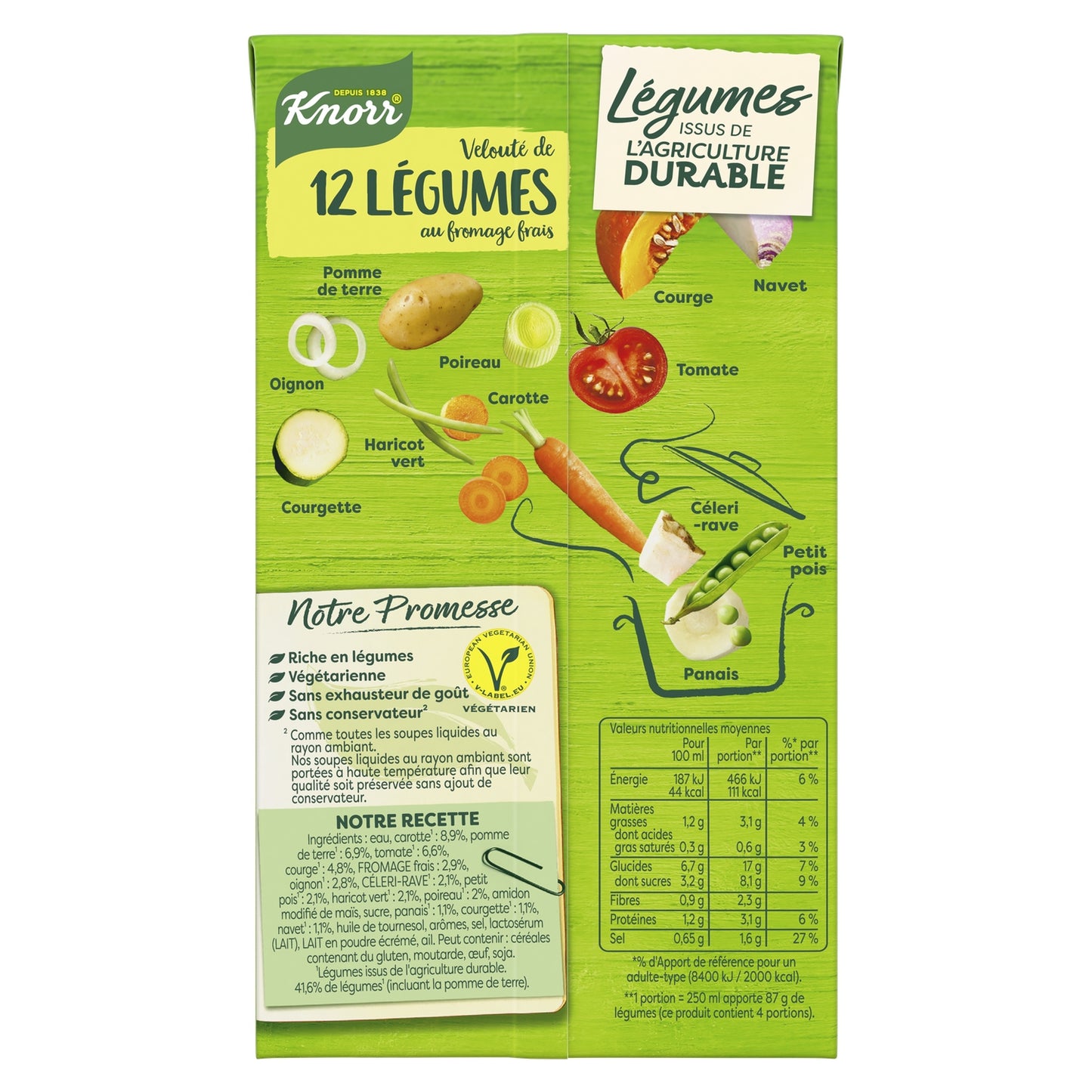 KNORR 12 Vegetable Cream Soup with Cream Cheese