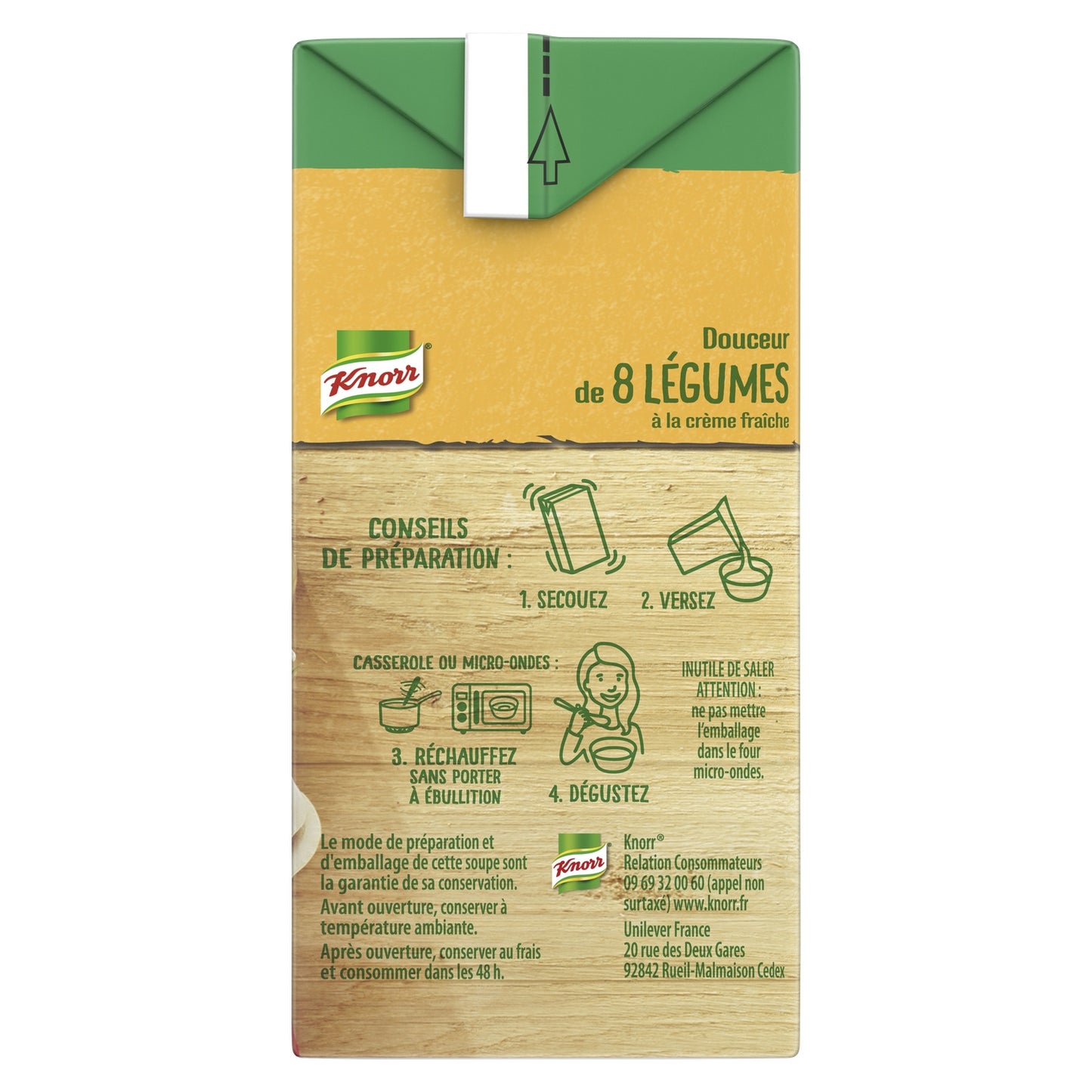 KNORR 8 Vegetable Cream Soup with Crème Fraîche