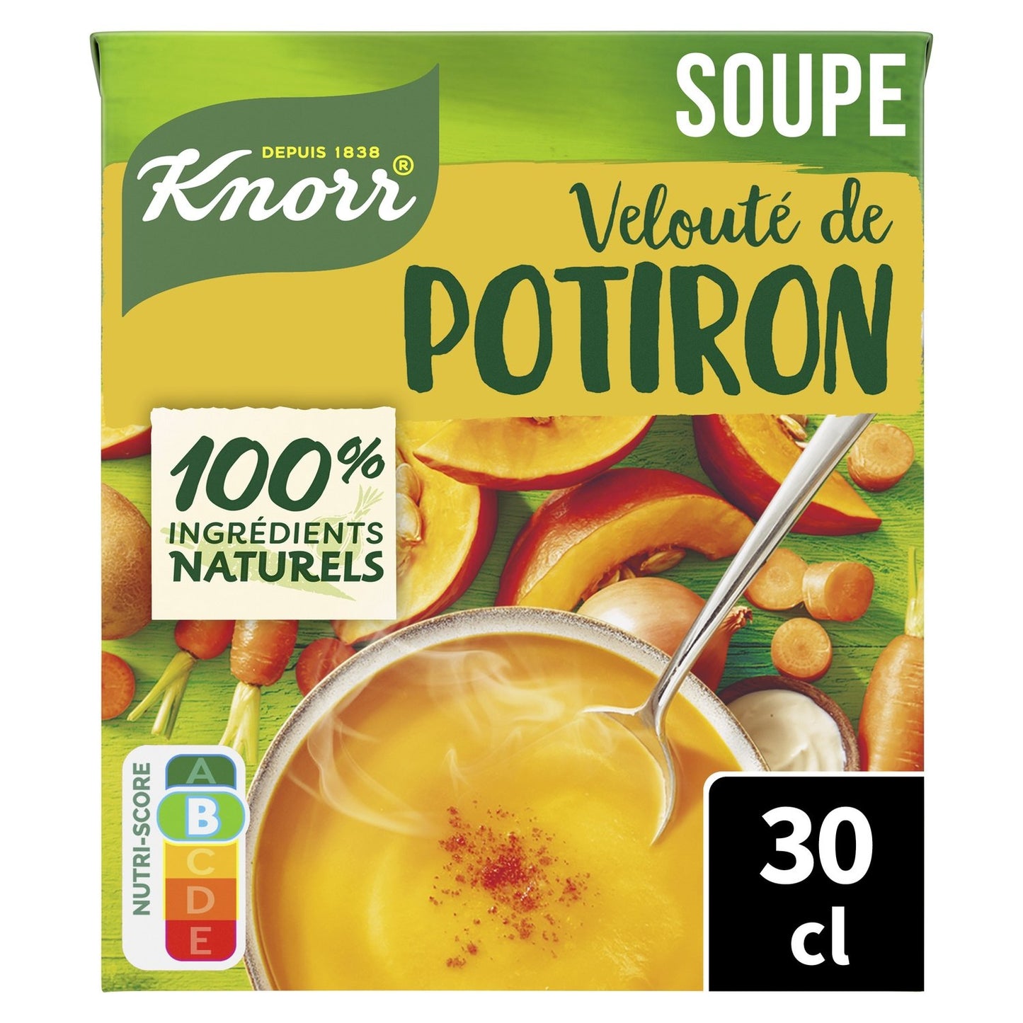 Soupe Velouté de Potiron KNORR la brique de 30 cl