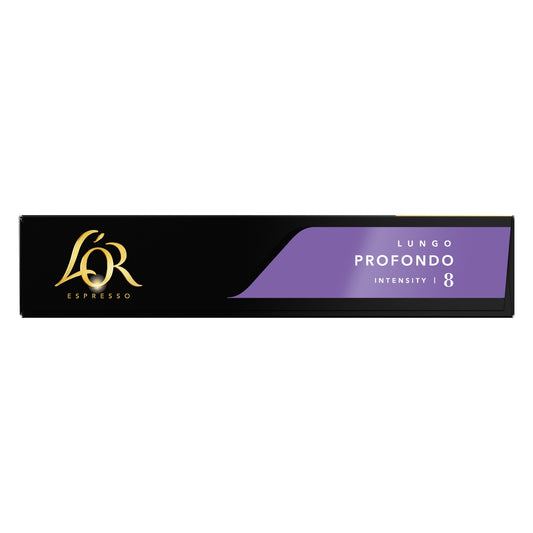Lungo Profondo Intensity 8 Nespresso Compatible Capsules L'OR
