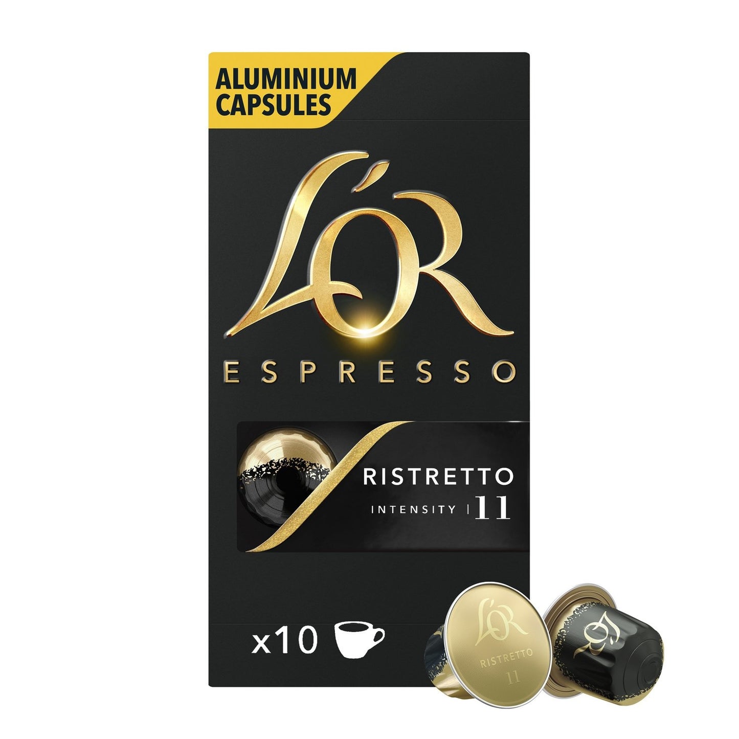 Ristretto Coffee Capsules Intensity 11 Nespresso Compatible L'OR