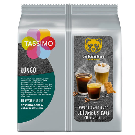 TASSIMO Columbus Lungo Coffee Pods