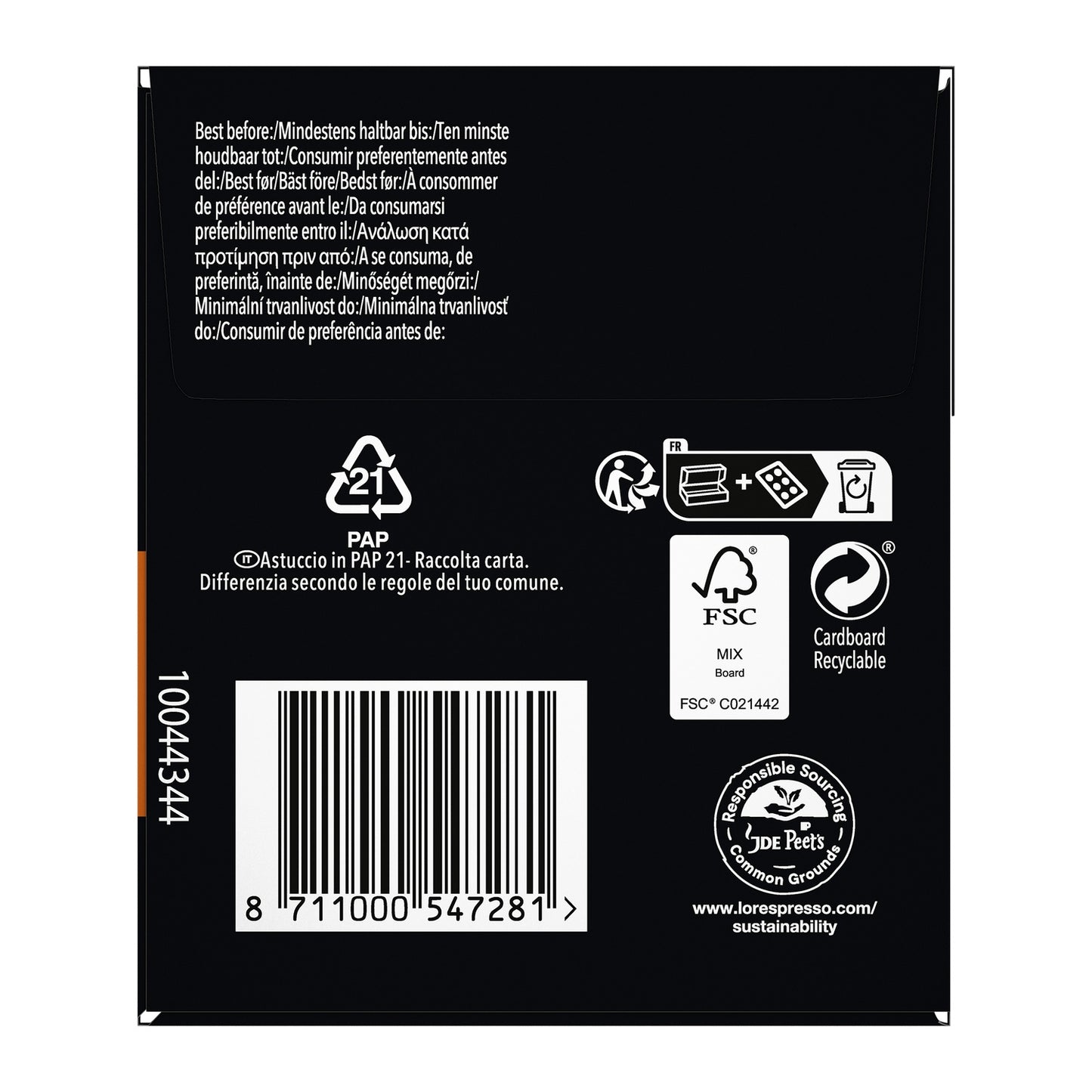 Espresso Capsules Intensity 5 Compatible with Nespresso L'OR