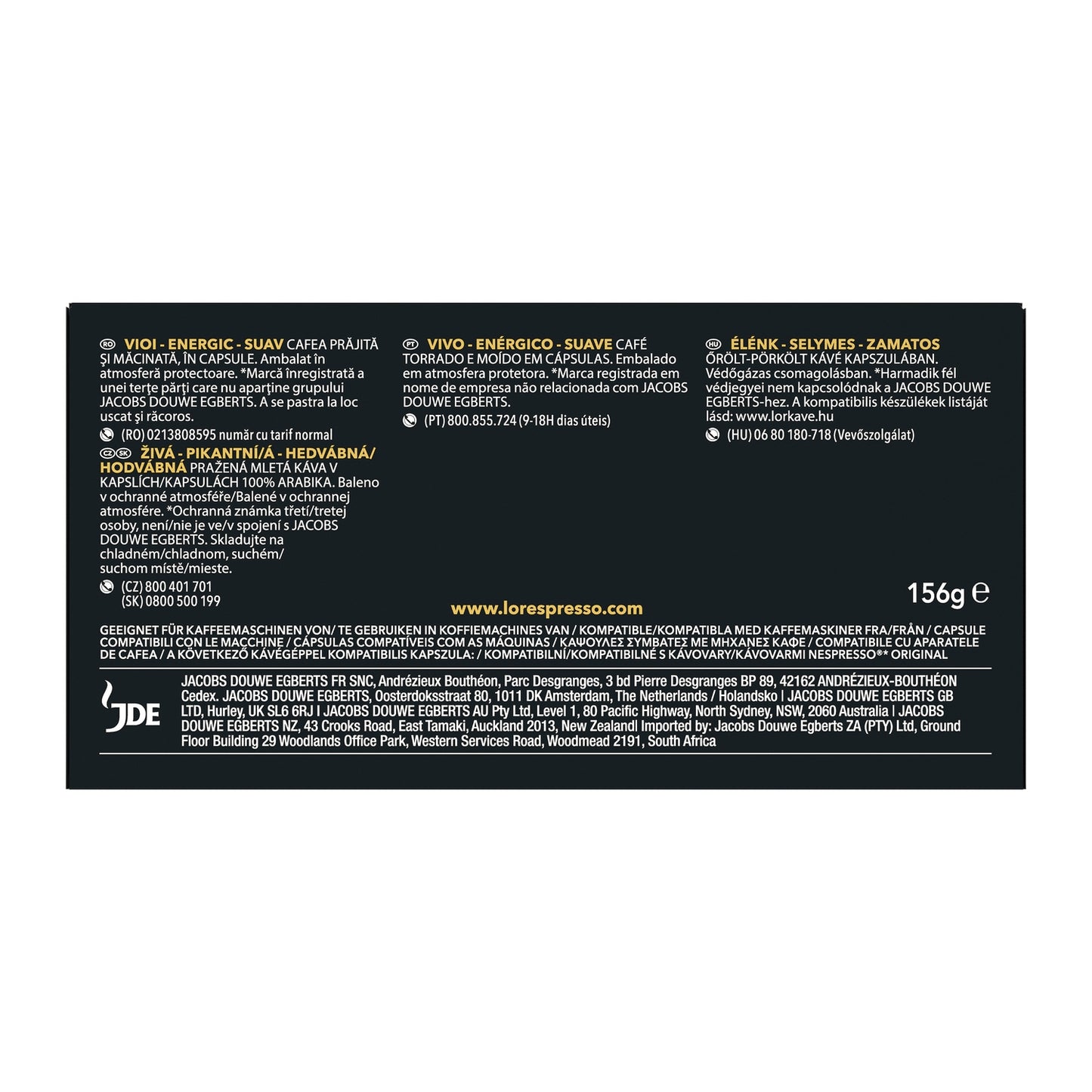 Nespresso Compatible Intensity 7 Capsule Coffee L'OR