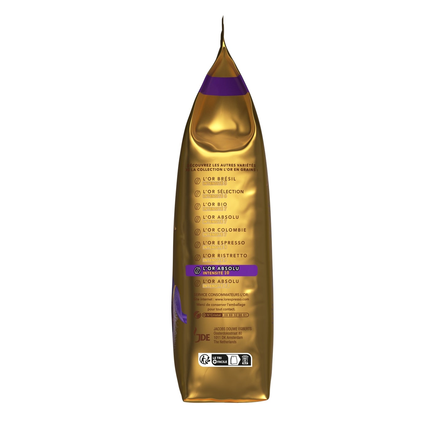 Café en Grains Absolu Intensité 10 L'OR