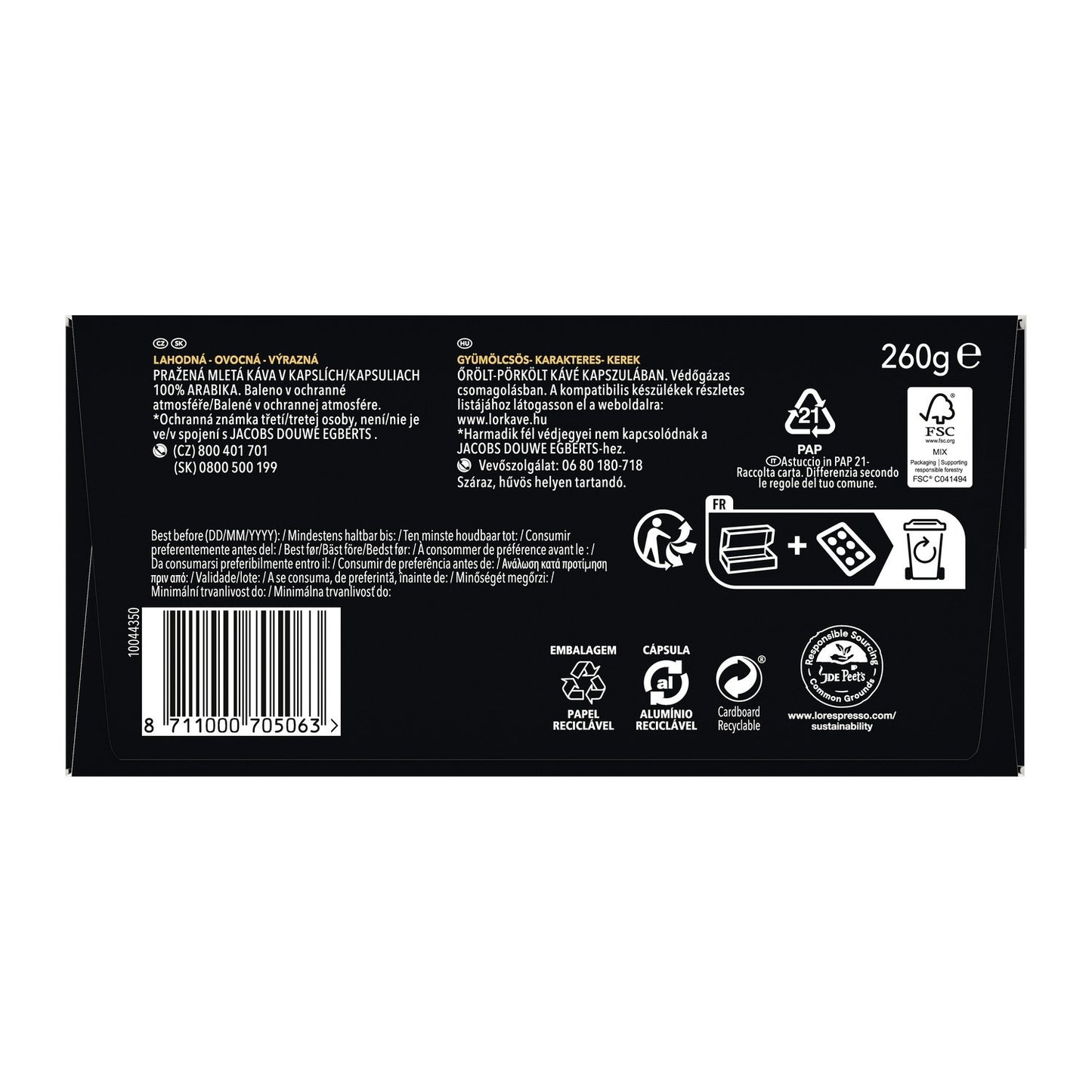 Lungo Intensity 8 Nespresso Compatible Capsules L'OR