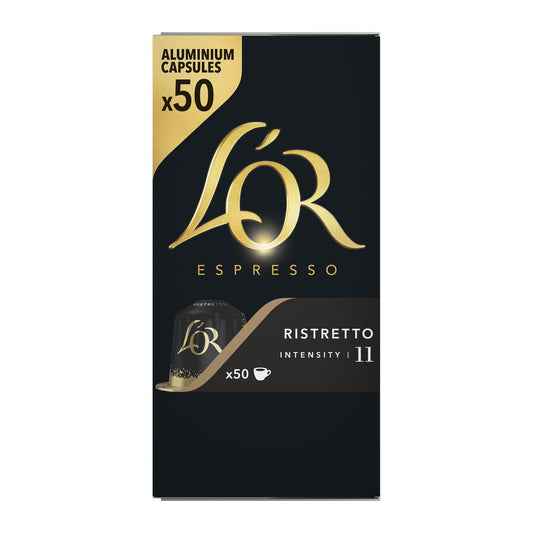 Ristretto Coffee Capsules Intensity 11 Nespresso Compatible L'OR