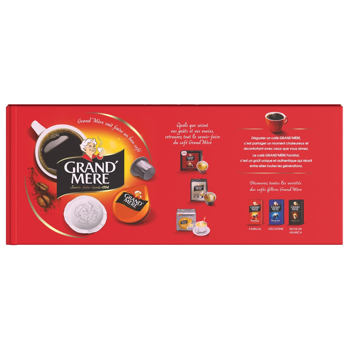 GRAND'MERE Family Strong Robusta Ground Coffee