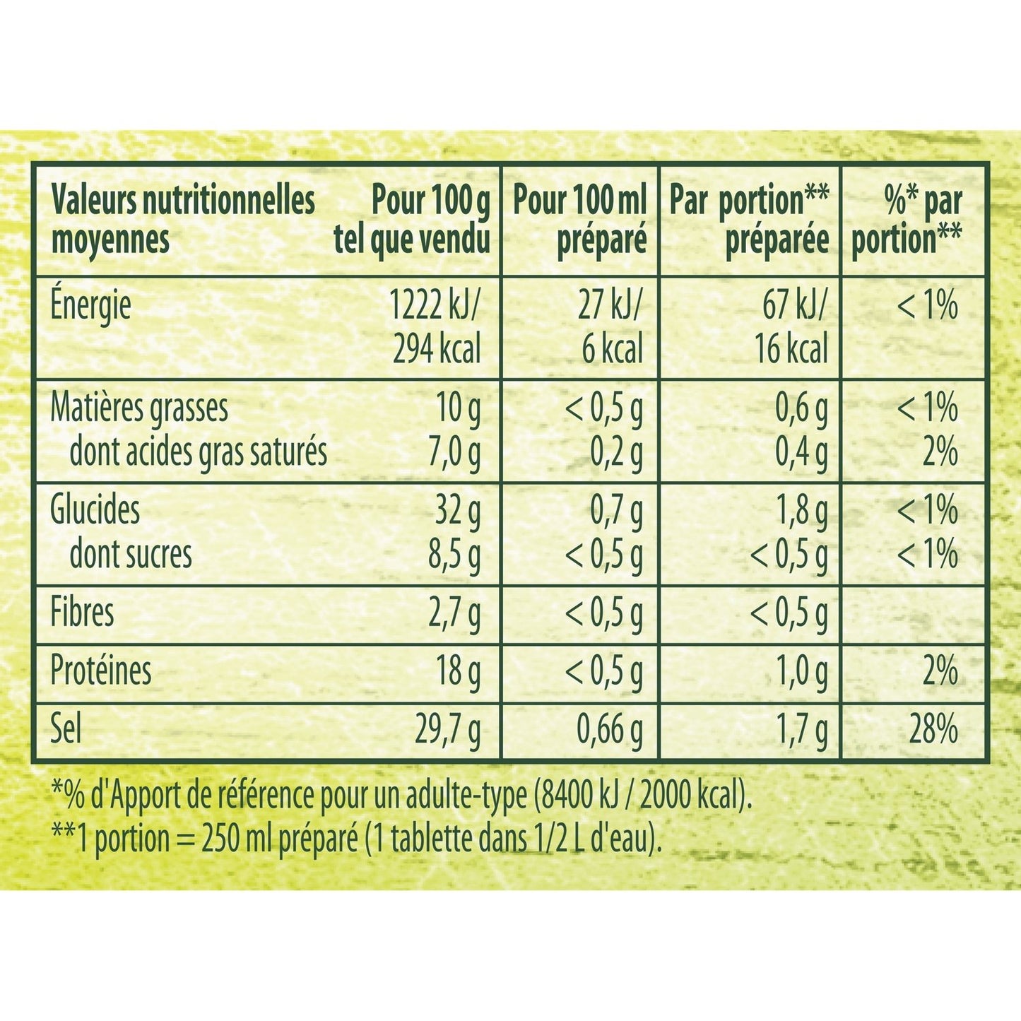 Bouillon de Légumes Méditerranéens KNORR