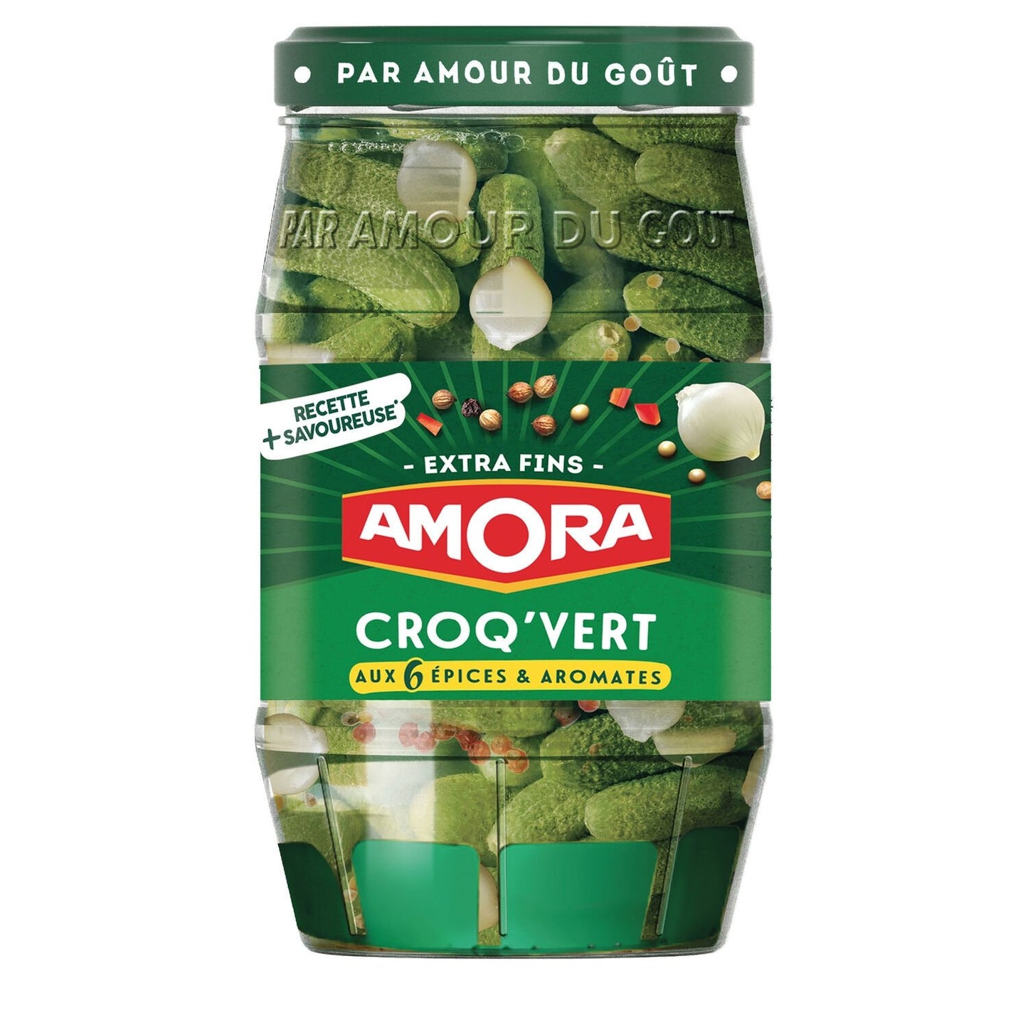 Cornichons Extra-Fins AMORA Le pot de 205g